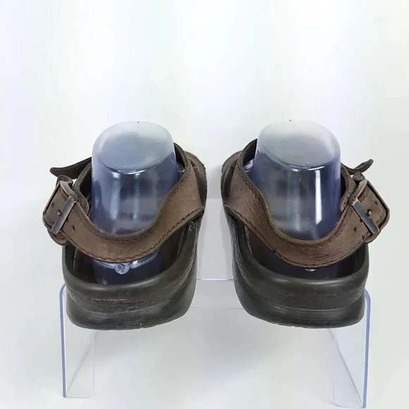 Birkenstock Men's 7 Women 9 Tatami 2 Strap Brown Leather Sandal Shoes Normcore - Picture 6 of 12